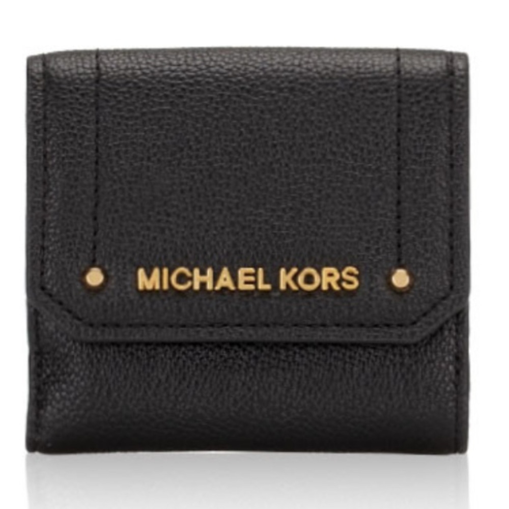 Michael Kors HAYES Leather Medium Trifold  Wallet
